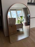 Spiegel rose goud, Huis en Inrichting, Woonaccessoires | Spiegels, Ophalen, Zo goed als nieuw, Minder dan 100 cm, Ovaal