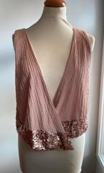 Danity glitter gilet met palletten maat s, Ophalen of Verzenden, Zo goed als nieuw, Roze, Maat 36 (S)