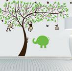 Muursticker Kindkamer - Grote Boom met Dieren, Ophalen of Verzenden, Nieuw