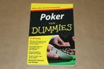Boek - Poker voor Dummies !!, Ophalen of Verzenden, Zo goed als nieuw