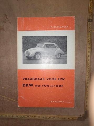 Vraagbaak DKW 1000, s en sp beschikbaar voor biedingen