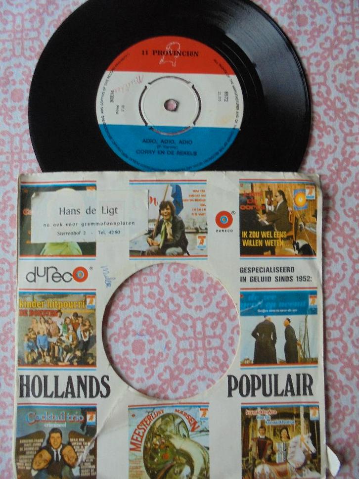 Corry en de rekels, Cd's en Dvd's, Vinyl Singles, Gebruikt, Single, Nederlandstalig, 7 inch, Ophalen of Verzenden