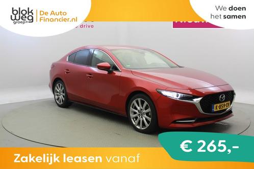 Mazda 3 2.0 e-SkyActiv-X M 186 Luxury - Carplay € 19.345,0, Auto's, Mazda, Bedrijf, Lease, Financial lease, ABS, Achteruitrijcamera