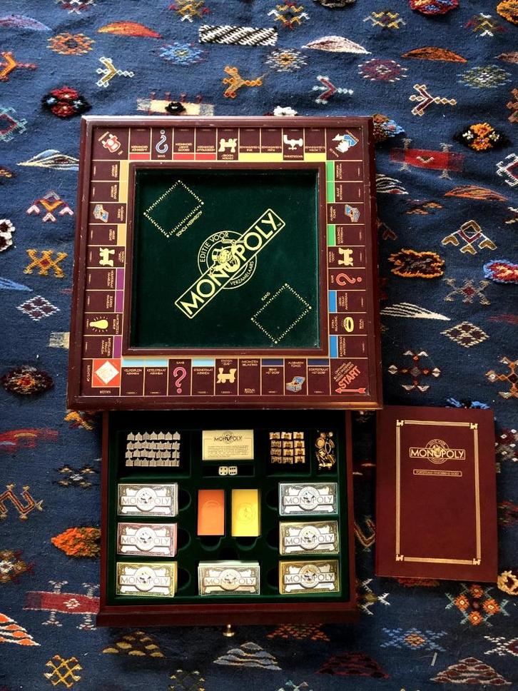 Monopoly voor verzamelaars - Franklin Mint, Hobby en Vrije tijd, Gezelschapsspellen | Bordspellen, Zo goed als nieuw, Een of twee spelers