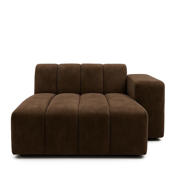 Riviera Maison Dazzle Chaise longue right Velvet Bankstel, Huis en Inrichting, Banken | Sofa's en Chaises Longues, Nieuw, Eenpersoons