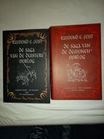 R. E. Feist - Saga v.d. Duistere Oorlog + Demonen-oor, Boeken, Fantasy, Ophalen of Verzenden, Zo goed als nieuw, Raymond E. Feist