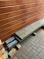 Gratis 2 Schuttingpalen + 2 Onderplaten+ delen onderplaten, Tuin en Terras, Schuttingen, Overige materialen, Minder dan 3 meter