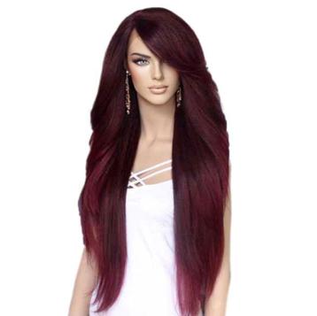 Lace pruik zeer lang steil haar zonder pony Pruden beschikbaar voor biedingen
