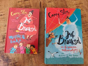 Carry Slee - Juf Braaksel woeste achtervolging/ Moppenboek  beschikbaar voor biedingen