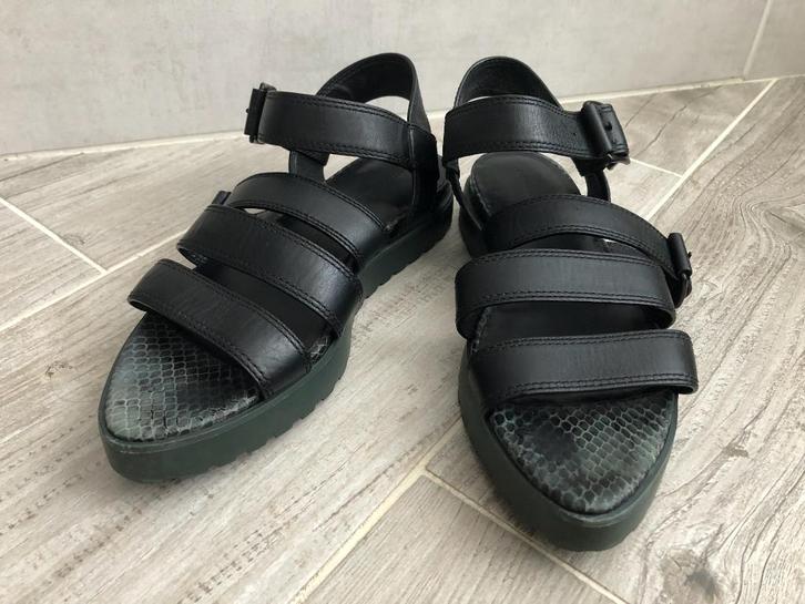 Alexander Wang leren sandalen, Kleding | Dames, Schoenen, Gedragen, Sandalen of Muiltjes, Zwart, Ophalen of Verzenden