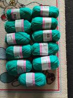 Turquoise Acryl Garen - 10 Bollen, Ophalen of Verzenden, Nieuw, Breien of Haken, Wol of Garen