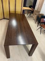 Prachtige masief noten houten eettafel., Ophalen, Zo goed als nieuw, Rechthoekig, 200 cm of meer