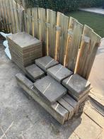 Tuintegels en Opsluitbanden - Gebruikt, Tuin en Terras, Ophalen, Gebruikt, Minder dan 5 m², Beton