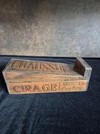 Vintage - Schoenpoetsdoos - Schoenpoetskist - Engels - Hout, Ophalen of Verzenden