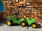 John Deere minitrac loopauto met aanhanger (Rolly Toys), Kinderen en Baby's, Speelgoed | Buiten | Voertuigen en Loopfietsen, Ophalen