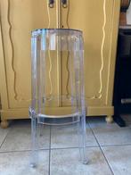 Barkrukken Charles Ghost by Kartell. 3 stuks. Hoogte 75cm, Huis en Inrichting, Barkrukken, Ophalen, Kunststof, Gebruikt, 60 tot 90 cm