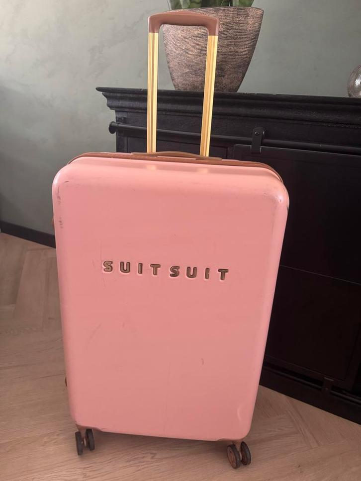 Suitsuit koffer - 76cm (L), Sieraden, Tassen en Uiterlijk, Koffers, Gebruikt, Hard kunststof, 70 cm of meer, 45 tot 55 cm, Uitschuifbare handgreep