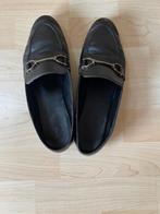 Massimo Dutti - Zwarte leren loafers maat 37, Kleding | Dames, Schoenen, Massimo Dutti, Ophalen of Verzenden, Gedragen, Instappers