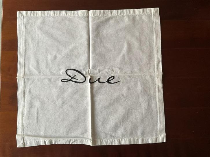 Maison Riviera Servetten - uno, due, quattro, Huis en Inrichting, Keuken | Textiel, Gebruikt, Overige typen, Wit, Ophalen of Verzenden