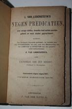 Negen preken Van Lodenstein in oude druk / gotische letter, Ophalen of Verzenden, Gelezen, Christendom | Protestants