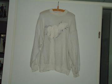 trui mt xl mooie zachte witte trui ,lange mouwen beschikbaar voor biedingen