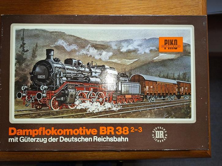 Piko Goederentrein van de DR, Hobby en Vrije tijd, Modeltreinen | H0, Zo goed als nieuw, Treinset, Gelijkstroom, Piko, Analoog