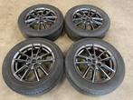 16 inch Borbet velgen + zomerbanden Volvo V60 V70, 215 mm, Banden en Velgen, 16 inch, Gebruikt