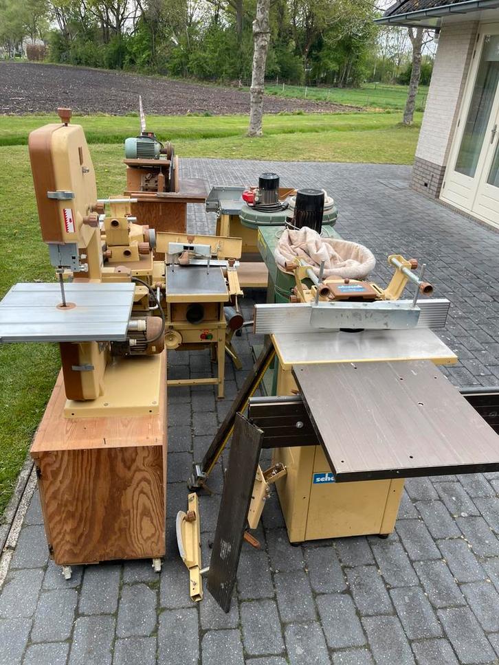 Scheppach vlak van dikte bank En frees afzuiging, Doe-het-zelf en Verbouw, Gereedschap | Overige machines, Zo goed als nieuw, Ophalen of Verzenden