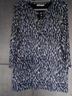 Cecil shirt in maat XL met 3-kwart mouw - blauw/ecru – NIEUW, Blauw, Maat 42/44 (L), Nieuw, Ophalen of Verzenden
