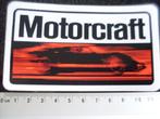 sticker Motorcraft oil olie ford logo snelle auto car, Verzamelen, Verzenden, Zo goed als nieuw, Merk