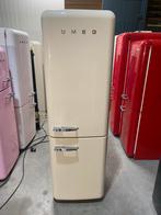 Retro Smeg Koelkast met Vriesvak - Crème, 150 tot 200 liter, 60 cm of meer, Ophalen of Verzenden, Zo goed als nieuw