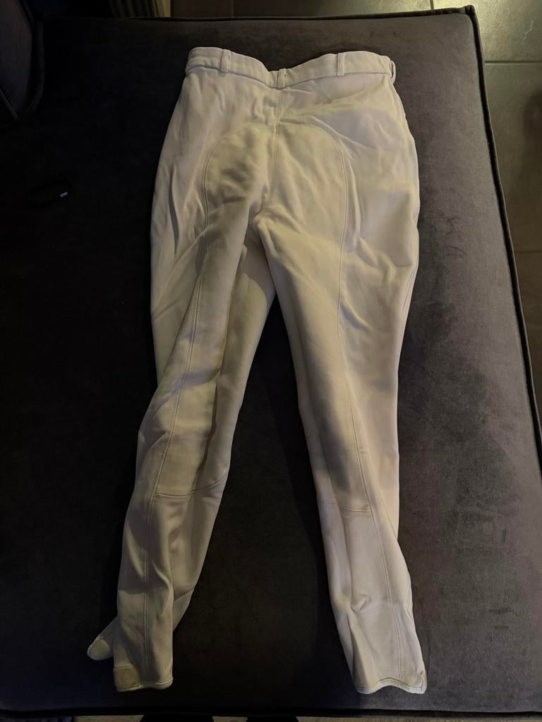Witte rijbroek met suède achterkant maat 40, Ophalen of Verzenden, Zo goed als nieuw, Dressuur, Onderkleding