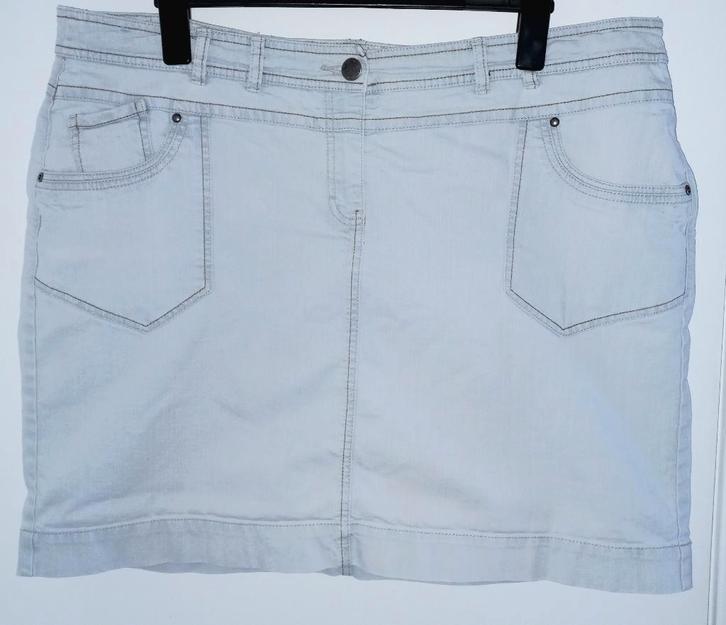 MS Mode spijkerrok maat 50, Kleding | Dames, Grote Maten, Zo goed als nieuw, Rok, Blauw, Ophalen of Verzenden