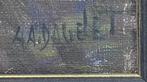 226. Olieverfschilderij, A.A. Dagelet, midden 20e eeuw, Ophalen of Verzenden