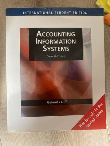 Accounting Information Systems - Gelinas/Dull beschikbaar voor biedingen