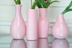 Roze vazen, Overige kleuren, Ophalen of Verzenden, Minder dan 50 cm, Glas