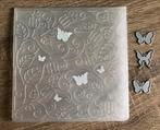 Embossing folder + stanzen vlinder, Ophalen of Verzenden, Zo goed als nieuw