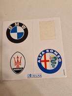 159 Auto Stickers BMW, Maserati, Alfa Romeo, Auto diversen, Autostickers, Ophalen of Verzenden
