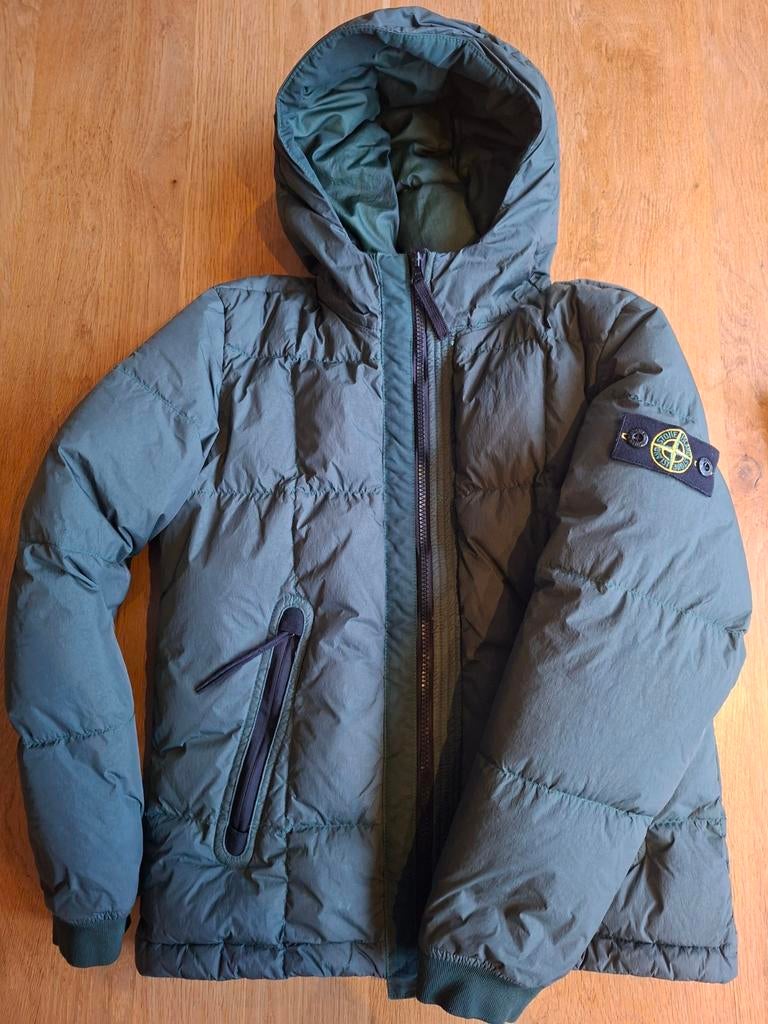 Stone Island Junior gewatteerde jas - Maat 156, Kinderen en Baby's, Kinderkleding | Overige, Zo goed als nieuw, Jongen, Ophalen of Verzenden