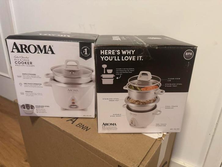 Aroma Rijstkoker - 120volt model - Nieuw in Doos, Witgoed en Apparatuur, Rijstkokers, Nieuw, Ophalen of Verzenden
