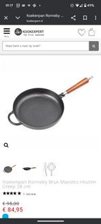 Ronneby Bruk gietijzeren pan koekenpan 28cm nieuw, Huis en Inrichting, Keuken | Potten en Pannen, Ophalen, Nieuw, Gietijzer, Koekenpan of Braadpan
