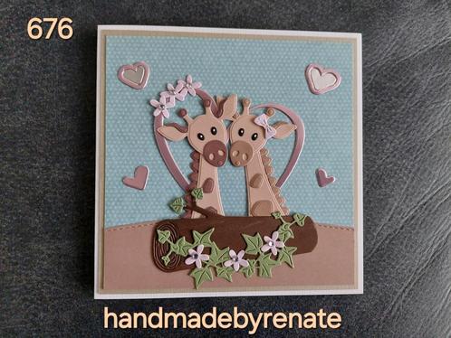 Nr. 676 Handgemaakte wenskaart liefde!, Hobby en Vrije tijd, Kaarten | Zelfgemaakt, Nieuw, Overige thema's, Ophalen of Verzenden