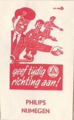 2 - PHILIPS Nijmegen - geef tijdig richting aan - fiets, Ophalen of Verzenden