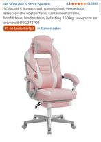 Roze Gaming Stoel, Ophalen, Gebruikt, Roze, Bureaustoel
