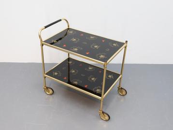 Vintage serveertrolley barcart #Rotundumvintage