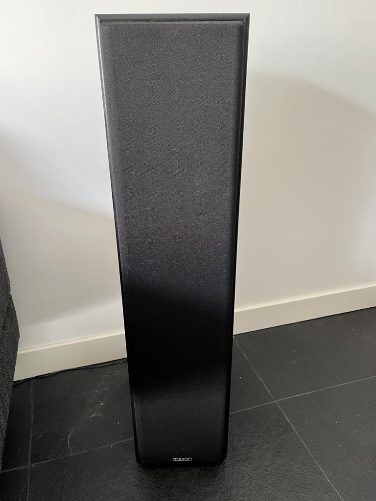 2x Mission 733 zuilspeakers, Audio, Tv en Foto, Luidsprekers, Front, Rear of Stereo speakers, 60 tot 120 watt, Overige merken