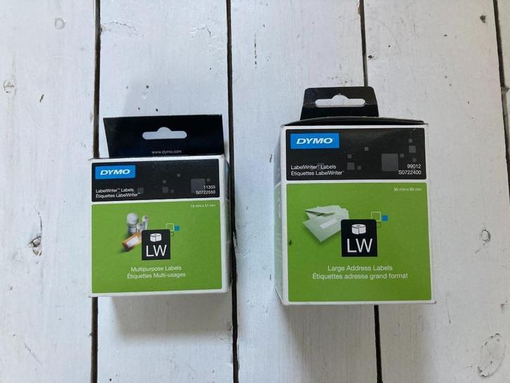 Dymo etiketten multipurpose labels 500st 19x51 mm, Computers en Software, Labelprinters, Zo goed als nieuw, Ophalen of Verzenden