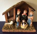 Vintage Kerststalletje, Diversen, Kerst, Ophalen of Verzenden, Gebruikt
