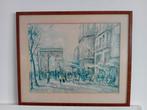 Aquarel in lijst, Antiek en Kunst, Ophalen