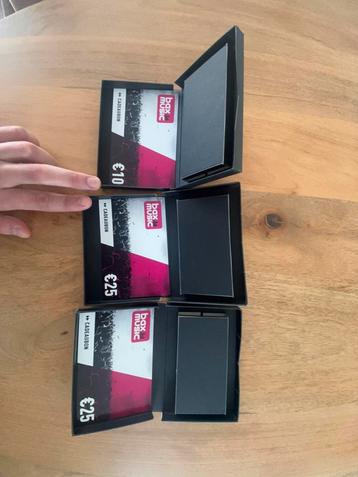 Bax music cadeaubon beschikbaar voor biedingen